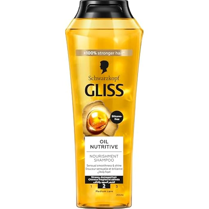 Gliss Nutritive Shampoo, 250ml — Revitalize your hair with this nourishing formula designed to enrich and restore essential moisture for everyday shine - Image 1